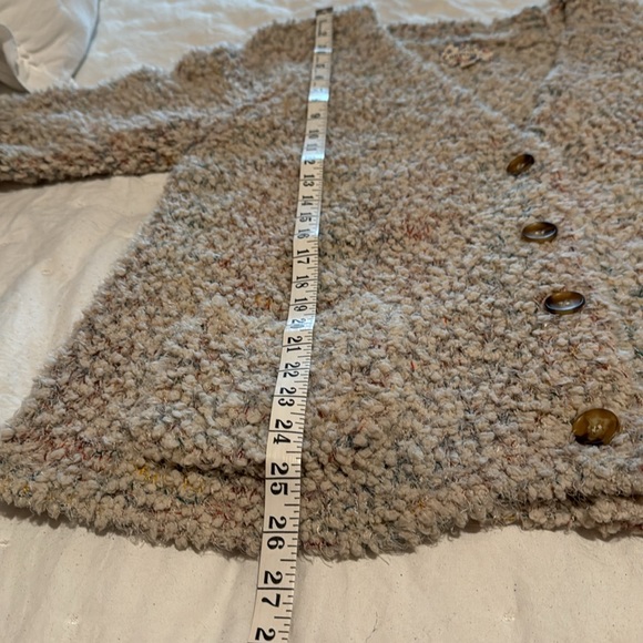 PINK REPUBLIC™️ Women's Size L Variegated Yarn Button Front Cardigan - Picture 14 of 14
